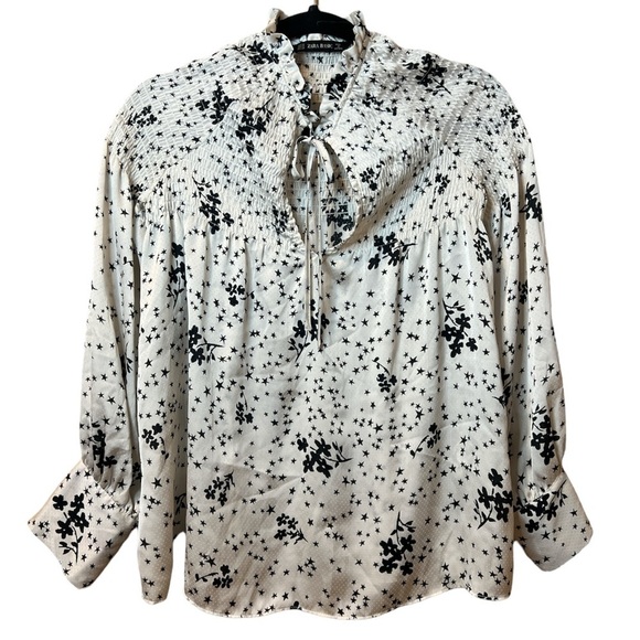 Zara Long Sleeve Blouse Size XS - Picture 1 of 4